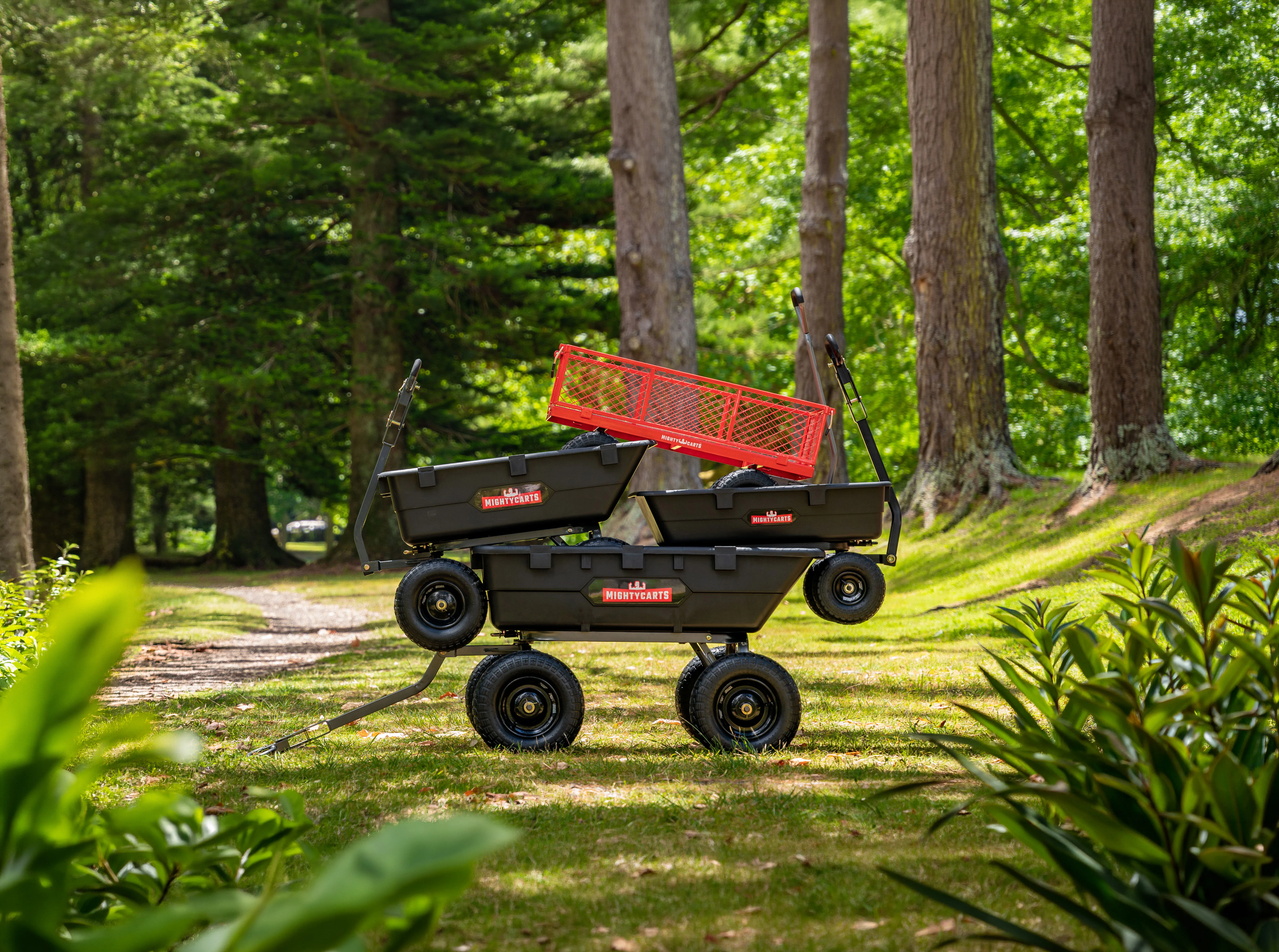Mighty Carts in action