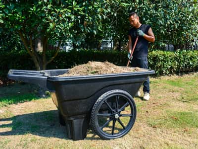 Mighty Carts Big Wheel Agri Barrow 210L — Garden Carts